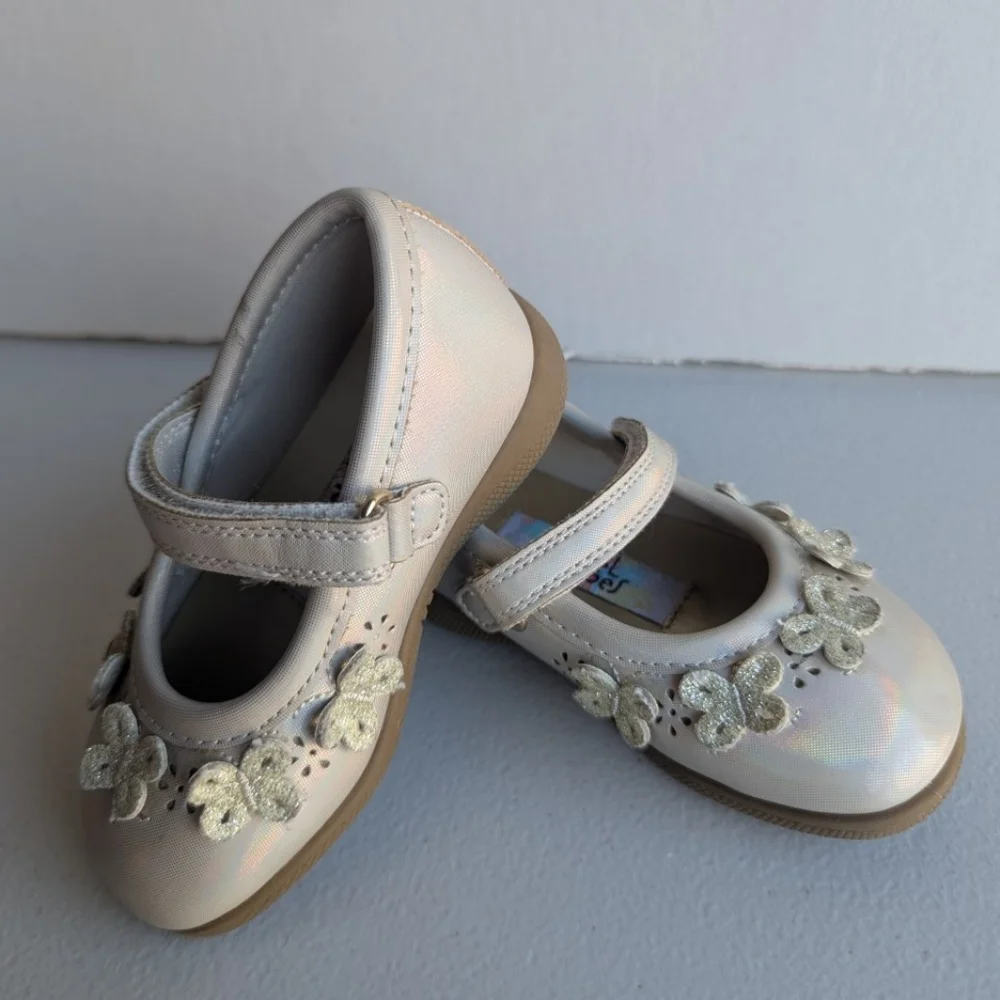 Rachel Shoes Kids' Cream Mary Jane Shoes